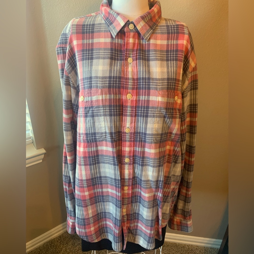 J crew flannel button down long sleeve